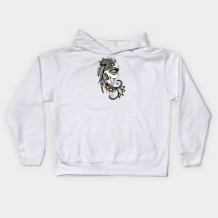 Girly skull Kids Hoodie